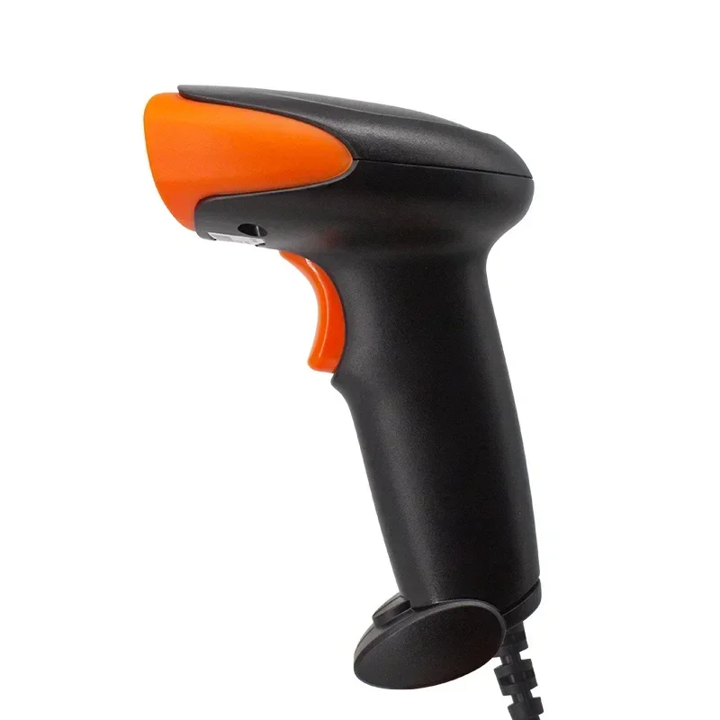 

Высококачественный беспроводной сканер красного света 1D с быстрым распознаванием, пистолет QR-сканирования штрих-кода со встроенной батареей