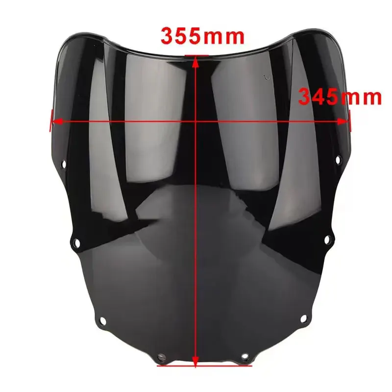 For Kawasaki ZZR400 ZX400 ZX400N ZZR600 ZX600 ZZR ZZ-R 400 N 600 E 1993 -2006 2007 Windscreen Screen Double Bubble Windshield