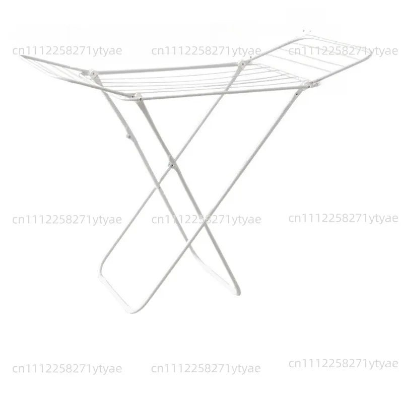 Y Clothes Drying Rack, Metal Laundry Drying Rack, Foldable, Space-Saving, Free-Standing Airer, With Gullwings, Indoor