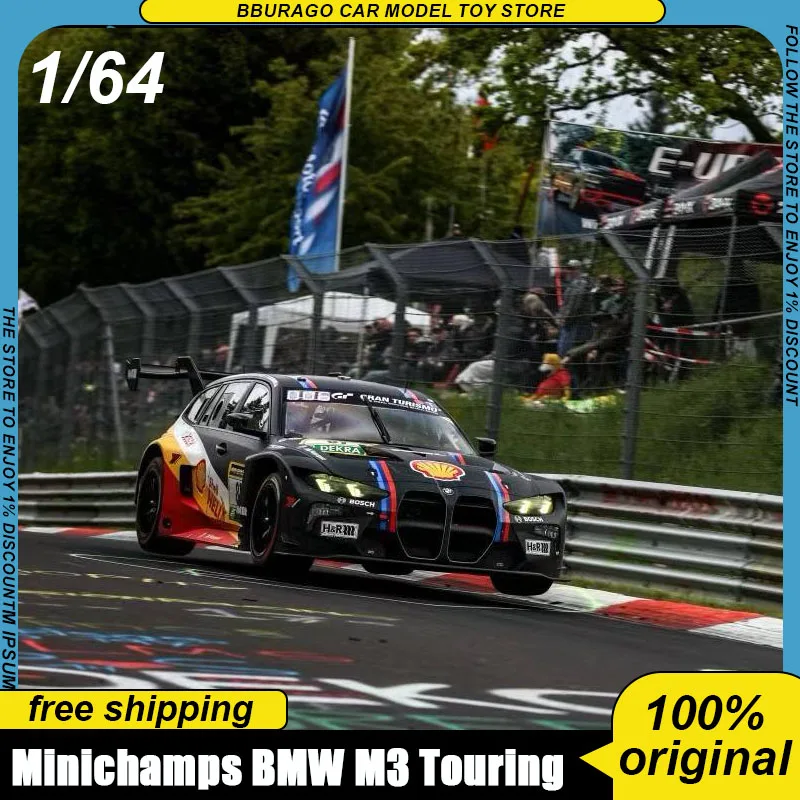 pre-sale-minichamps-1-64-mercedes-190e-hwa-evo-r-bmw-m3-touring-nurburgring-dtm-gt-touring-race-static-alloy-diecast-collectible