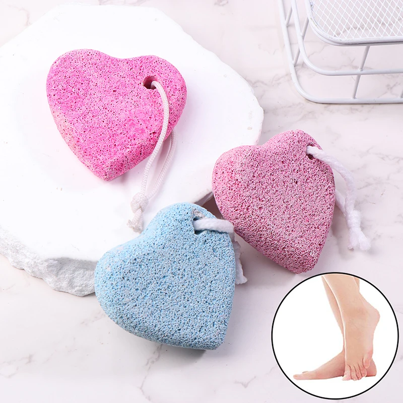 Exfoliate Feet Pedicure Handle Pumice Stone Scraper Foot File Dead Hard Rough Dry Skin Scrub Callus Remover Manual Cracked Heels