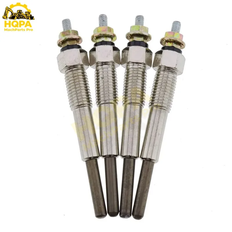 

4pc 10.5V New Glow Plug Fit For Isuzu C240 C190 C201 4FA1 Diesel Engine 9-82511978-0 9825119780 C240PKG C240PKJ