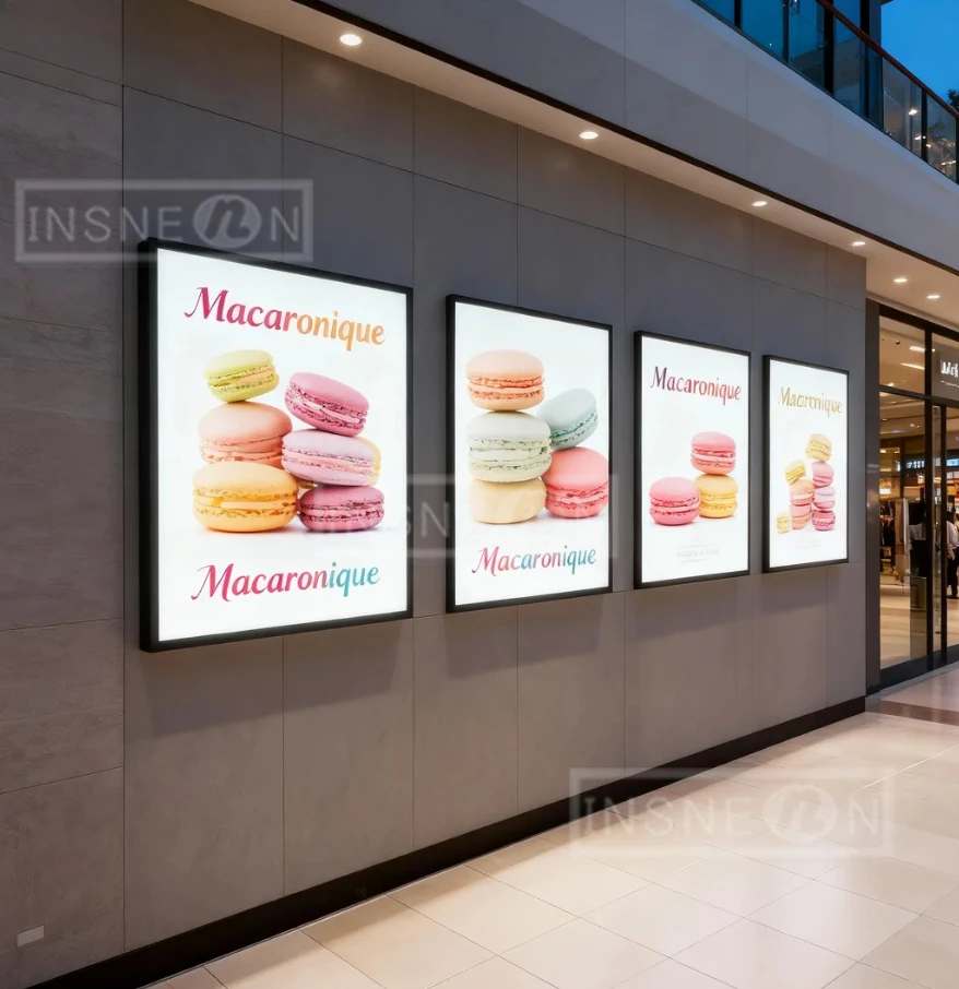 Placa de sinal ao ar livre led sinal personalizado logotipo publicidade painel luz sinais parede luminosa néon carta acrílico display iluminado impressão