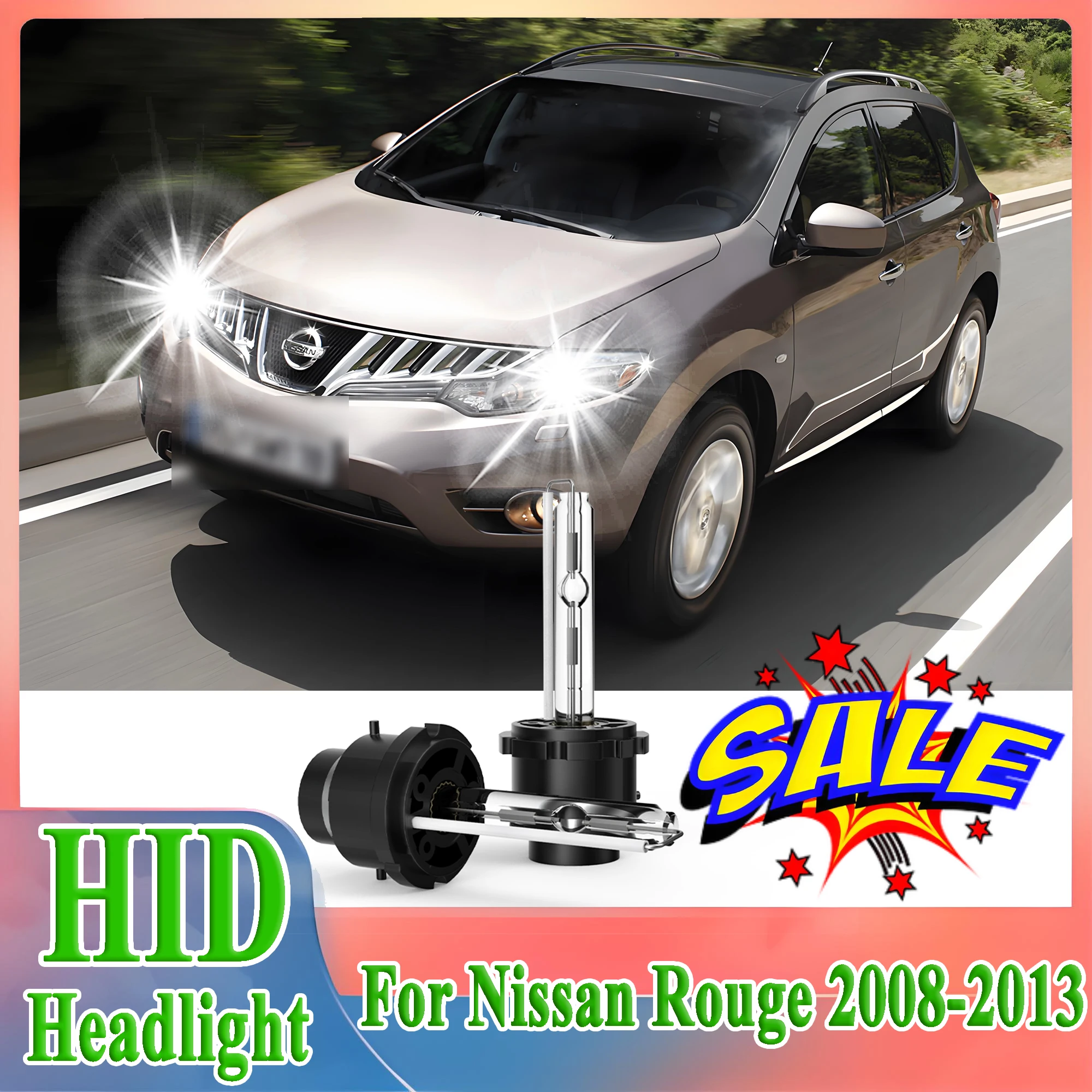 

2 шт. D2S 35 Вт 6000 К белая ксеноновая HID фара сменная лампа ближнего света супер яркая для Nissan Rouge 2008-2012 2013 фара