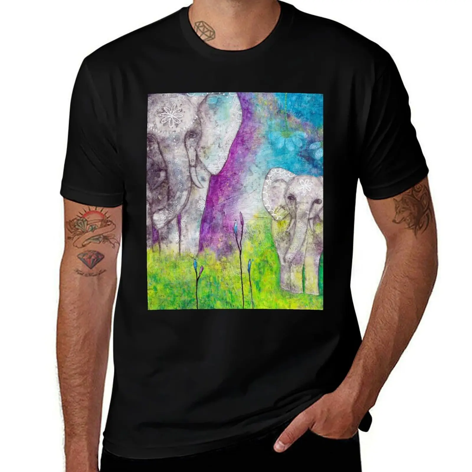 

Josephine & Lily T-Shirt vintage graphic tee Aesthetic clothing basketball graphic tees Men's cotton t-shirt