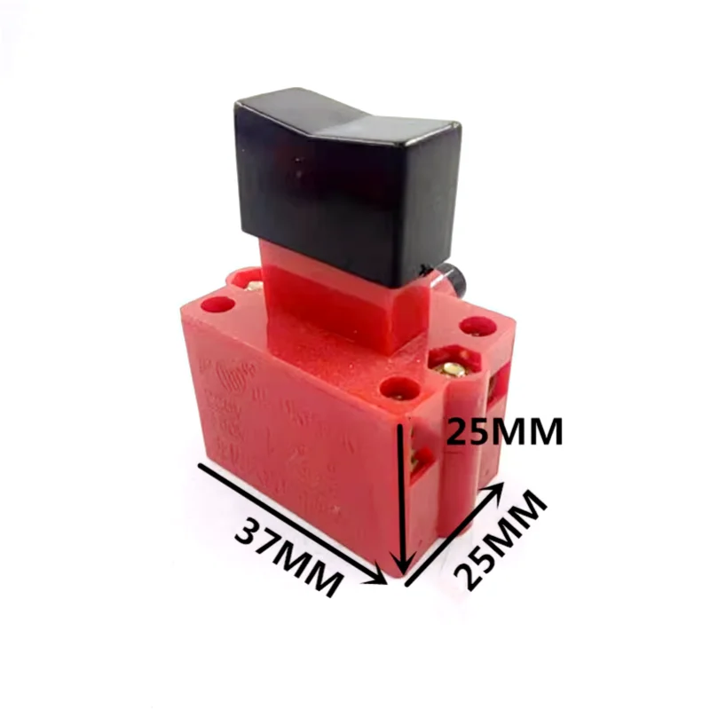 DKP1-5A DKP1-10A Power Tool Push Button Self-Returning Self-Locking Copper Point Cutter Handle Switch