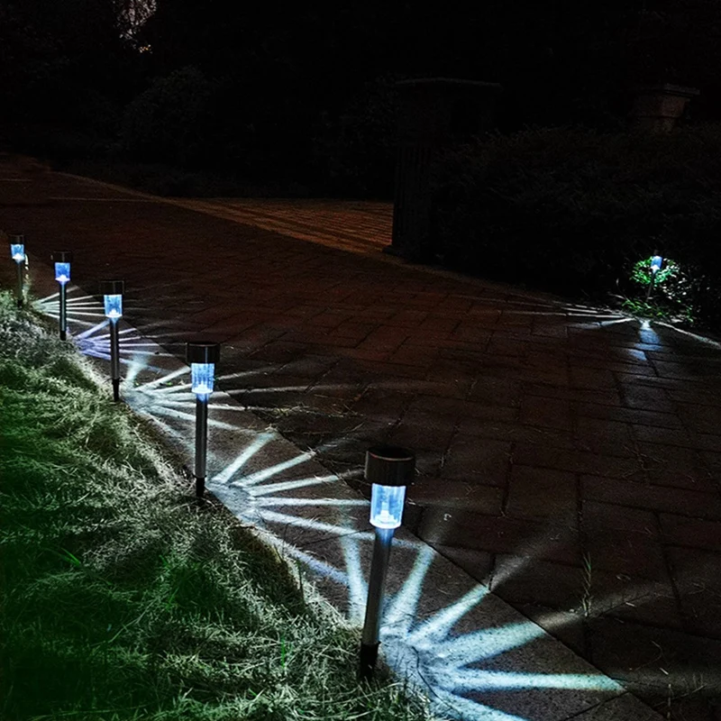 LICE-Solar Lawn Lamp, Outdoor Garden Lamp, Outdoor Ground Lamp, Household Solar Lamp (Plastic Type)