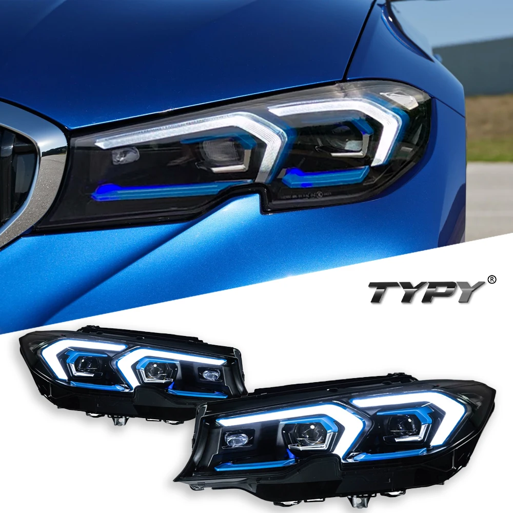 

Автомобильная фара для BMW 3 серии G20 G28, обновление 2019-2022, модифицированная для нового DRL, динамический указатель поворота, светодиодная фара, автоаксессуары