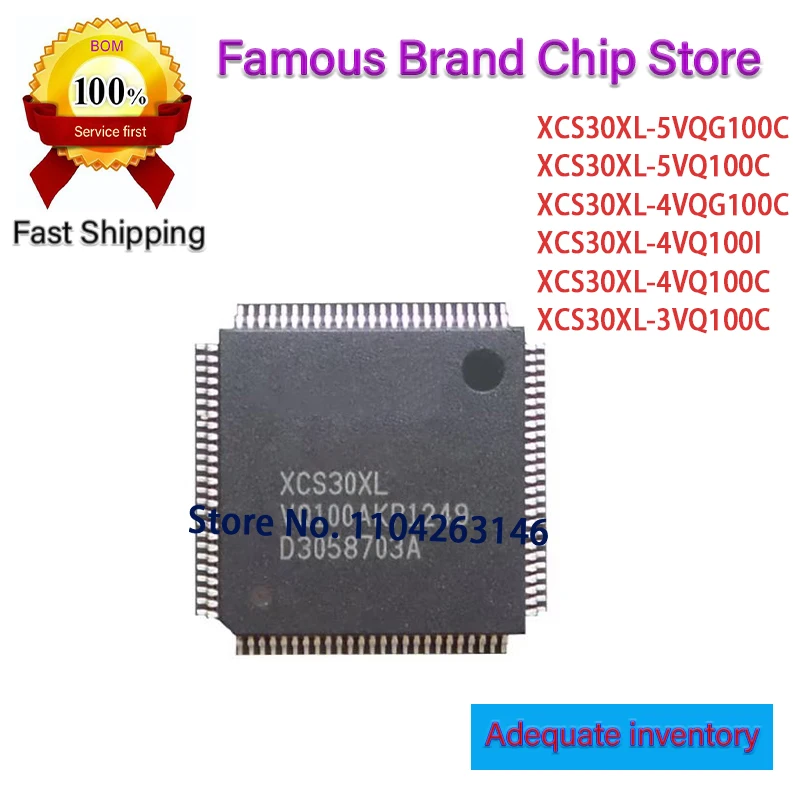 

1 шт./лот XCS30XL-5VQG100C XCS30XL-5VQ100C XCS30XL-4VQG100C XCS30XL-4VQ100I XCS30XL-4VQ100C XCS30XL-3VQ100C QFP новый оригинальный