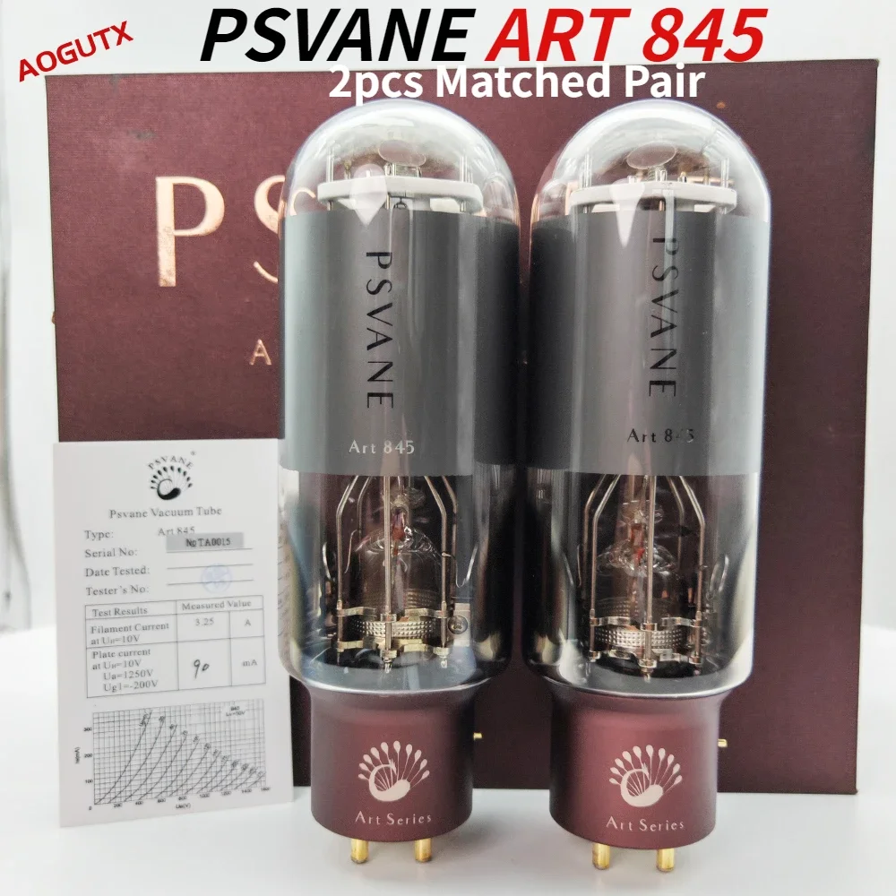 

Aogutx 2024 PSVANE ART 845 A845 Vacuum Tube Upgrade WE845 E845 HIFI Audio Valve Electronic Tube Amplifier Kit DIY Matched Quad