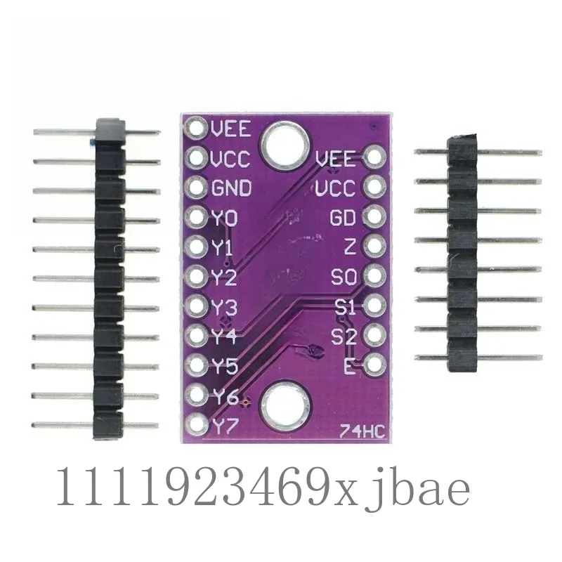 Single 8-Channel Digital Controlled Analog Switch Multiplexer Breakout Module