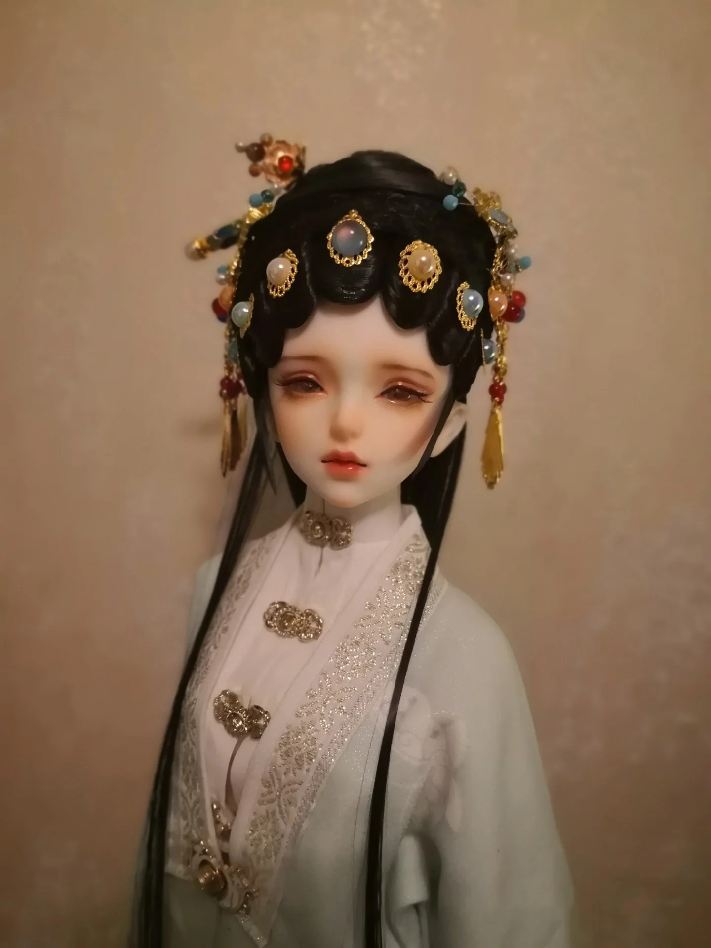 1/4 1/3 Scale Ancient Costume BJD Opera Wig Doll Accessories Retro Styling Hair Wigs For BJD/SD MSD SD13 Big Girl SSDF C1780