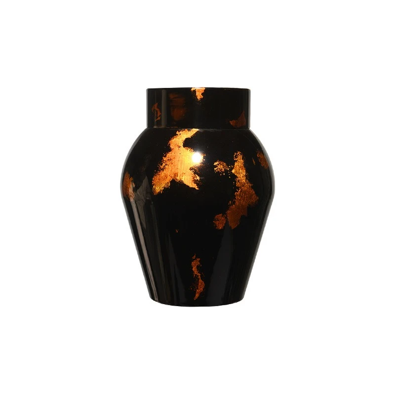 

Pure tin can handmade lacquer hand sealed tea can