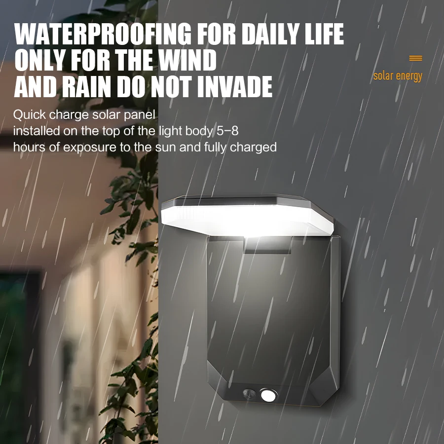 Powerful Solar LED Lights Outdoor Solar Lamp Of Motion Sensor 3 Mode Waterproof IP65 Solar Garden Light Street Yard Lantern image 4