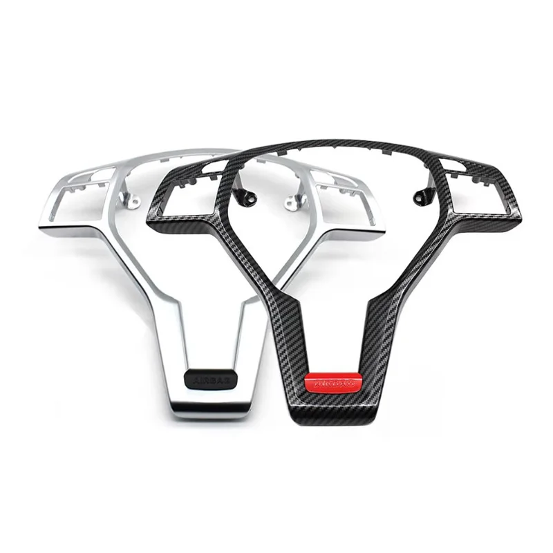 

Car Interior Steering Wheel Panel Cover Trim For Mercedes Benz A C E CLA CLS SLK Class W176 W204 W212 W207 W117 C218 C63 E63