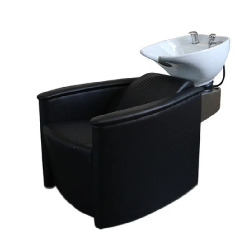 

Cross-border salon reclining hair chair hair salon sitting shampoo bed barber shop special shampoo bed semi-reclining flush bed
