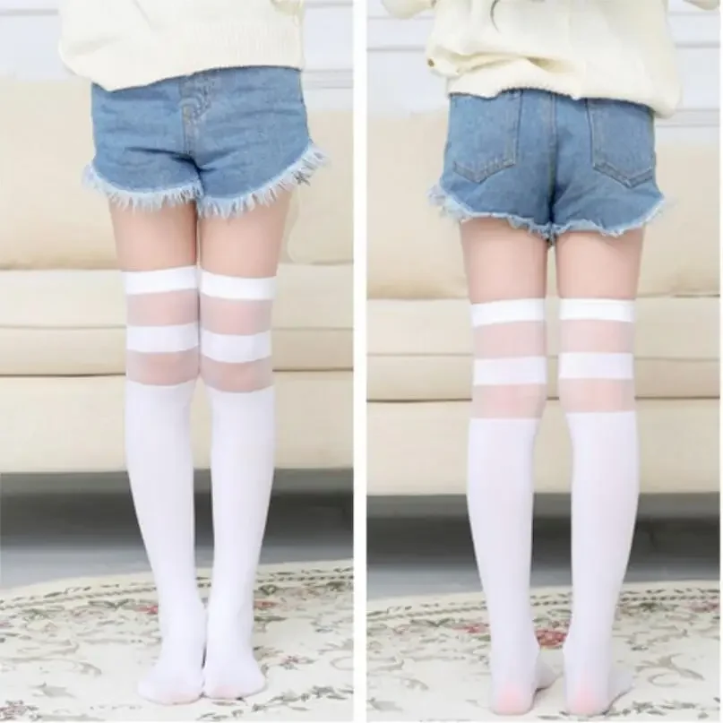 Lovely Cartoon Child Kawaii Sock Cute Cat for Princess Girls Over Knee High Socks Print Animal Long Sweet Baby Kids Stockings