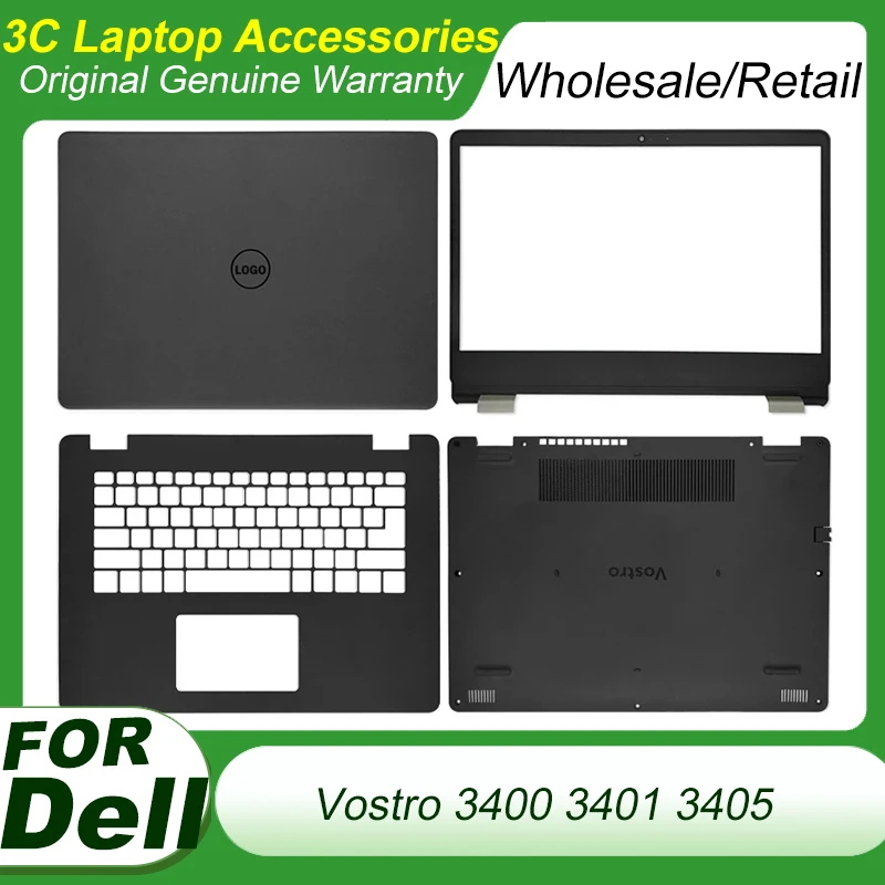 

NEW Original Vostro 3400 Laptop LCD Back Cover Front Bezel Palmrest Bottom Case For Dell Vostro 3400 3401 3405 V3400 14.4 In