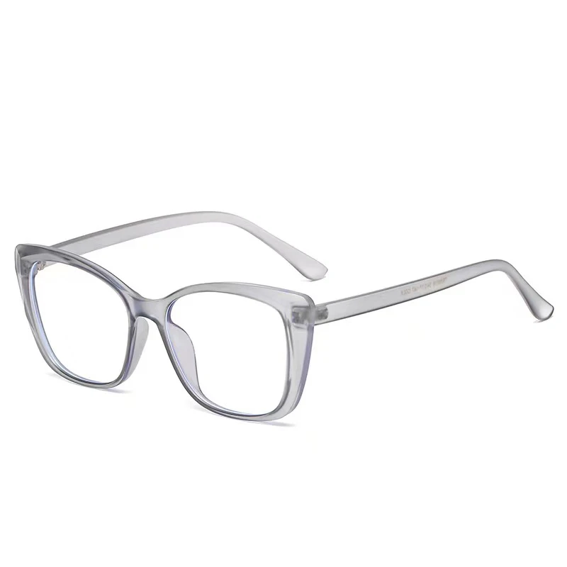 Neue Mode Vintage Gradienten Brillen Für Kurzsichtigkeit Anti Blau Licht Myopie 2022 Einzigartige Transparente Cat Eye Brille Rahmen – Detail 7
