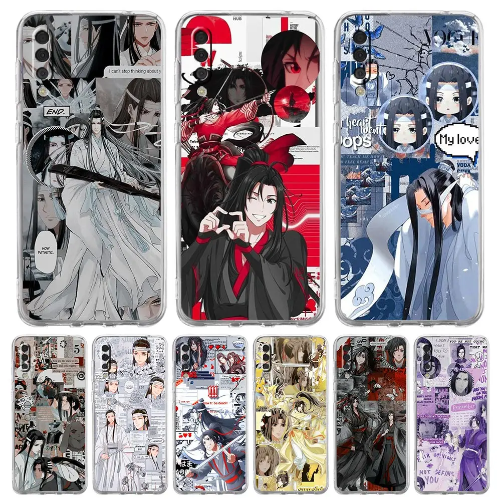 Mo Dao Zu Shi Wei Wuxian Phone Case For Samsung A52 A50 A70 A30 A40 A20E A10 A10S A20S A02S A04s A12 A22 A32 A72 5G Clear Cover