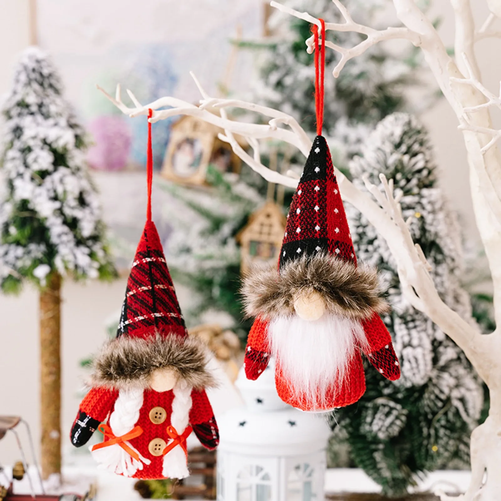 Christmas Faceless Dwarf Gnome Doll Unicorn Doll Ornaments for Christmas Party Home Decor Christmas Kids Gifts 2023