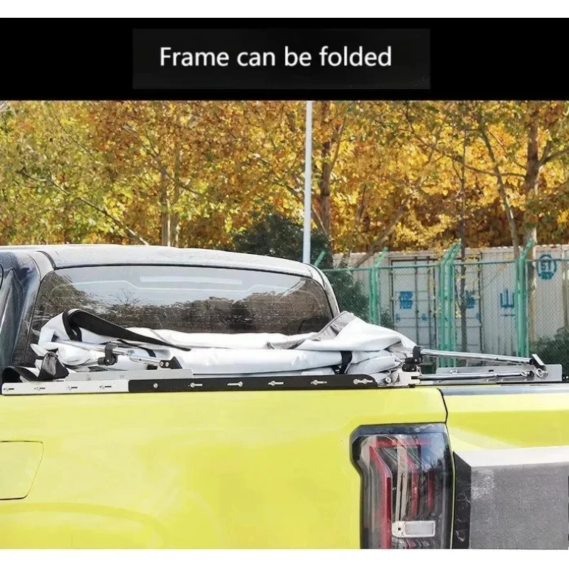 High Quality Foldable Soft Canopy Pickup Truck Bed view 4