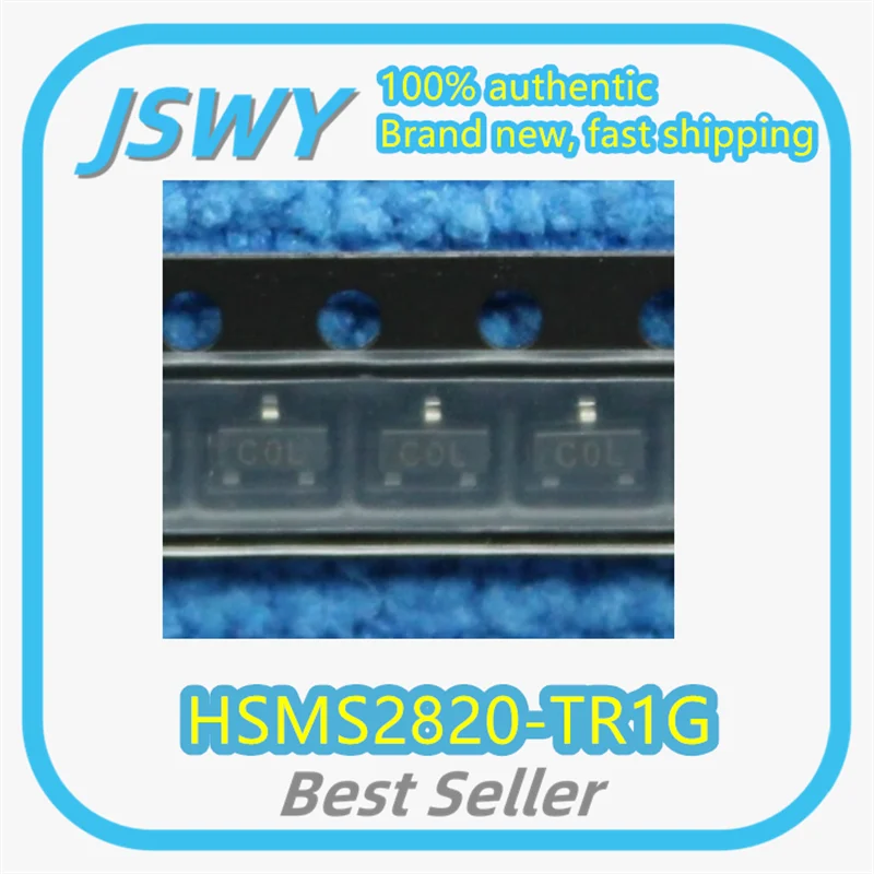 

(10/50 pcs) HSMS2820 Silk-Screen COL SOT23-3 RF Diode Brand New In Stock Fast Shipping