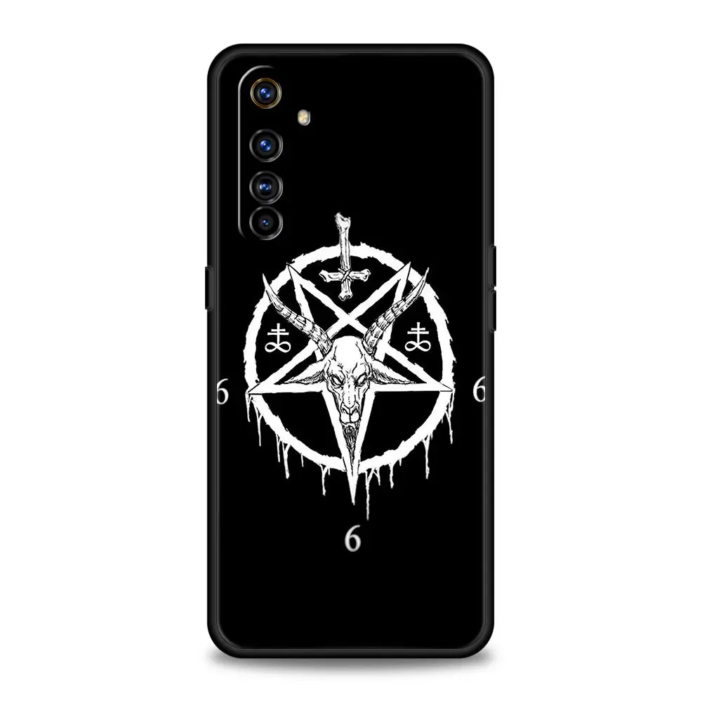 moon Tarot cat Aesthetic For Realme GT Neo 2 3 3T Phone Case For Realme 10 9 8 5G 7 6 GT2 Pro Plus 9i 8i C21 C11 C25 C35 Cover