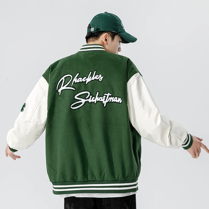 Men's High School Student Down Jacket Winter Thickened Baseball Style Anti-Cold Outerwear New Hot Sale of The Season