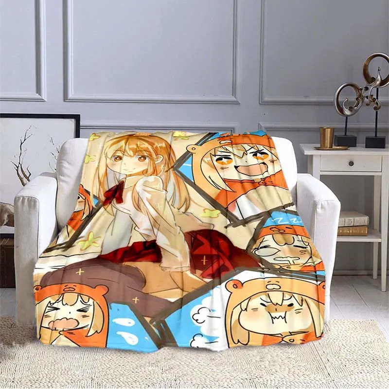 

Himouto Umaru Chan Cute Japanese Anime Blanket Sofa Cover Soft Cozy Blanket Flannel Fluffy Comfortable Home Travel Throw Blanket