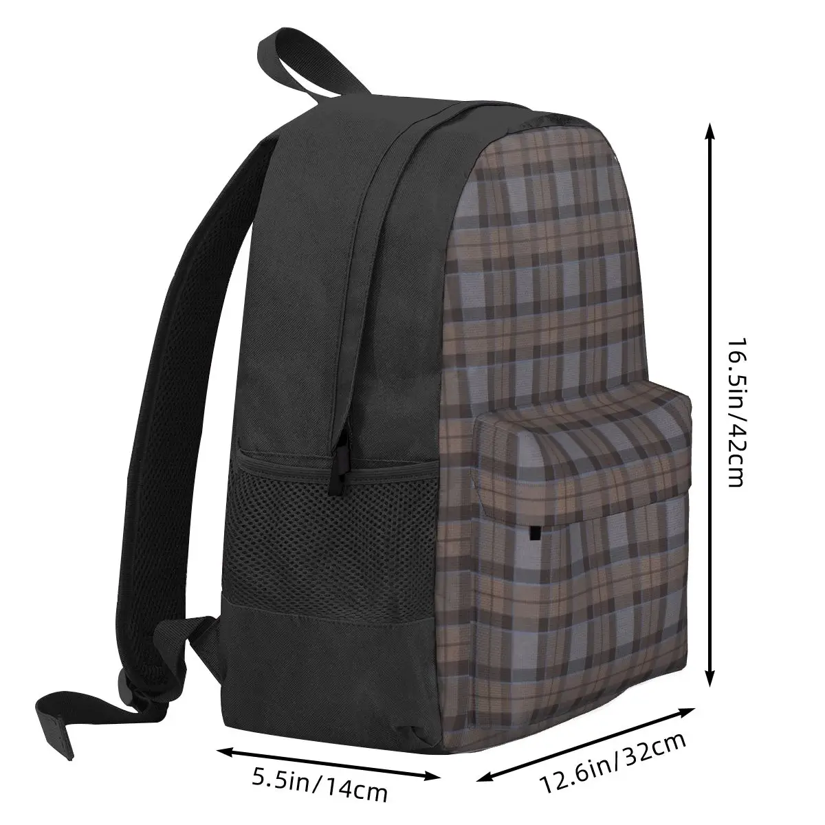 Outlander-Tartan-Fraser Tartan Mochilas para Meninos e Meninas, Estudantes Mochilas Escolares, Mochila Infantil, Mochila Para Laptop, Bolsa De Ombro