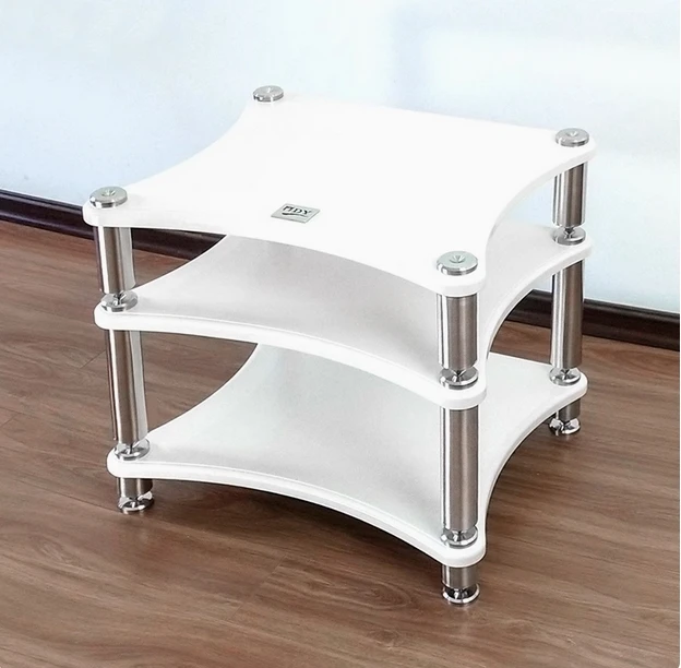 

3 floors Solid wood hifi amplifier rack audio amplifier CD cabinet speaker audio amplifier equipment shock absorber nail shelf