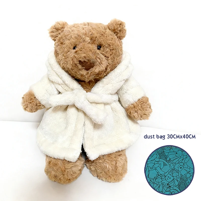 JELLYCAT Oso de Peluche Rosa Barcelona 2026, Oso de Peluche Barcelona con Bata, Regalo de San Valentín, Regalo de Cumpleaños