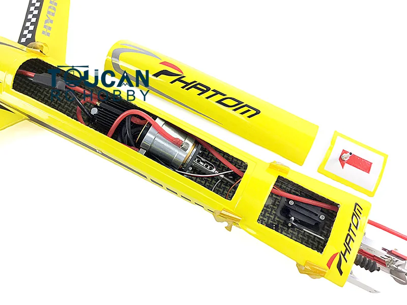 DTRC Toucanhobby H660 100KM/H Yellow Electric Race PNP RC Boat W/ Motor Servo ESC W/O Battery