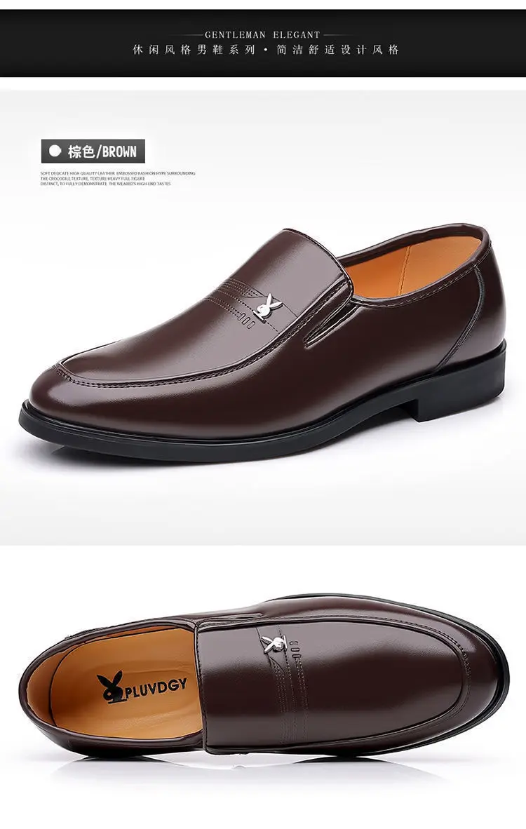 2026 Herren Casual Kunstleder Slipper mit Weicher Sohle, Business Casual Bequeme Büroschuhe, Gehschuhe – Detail 26