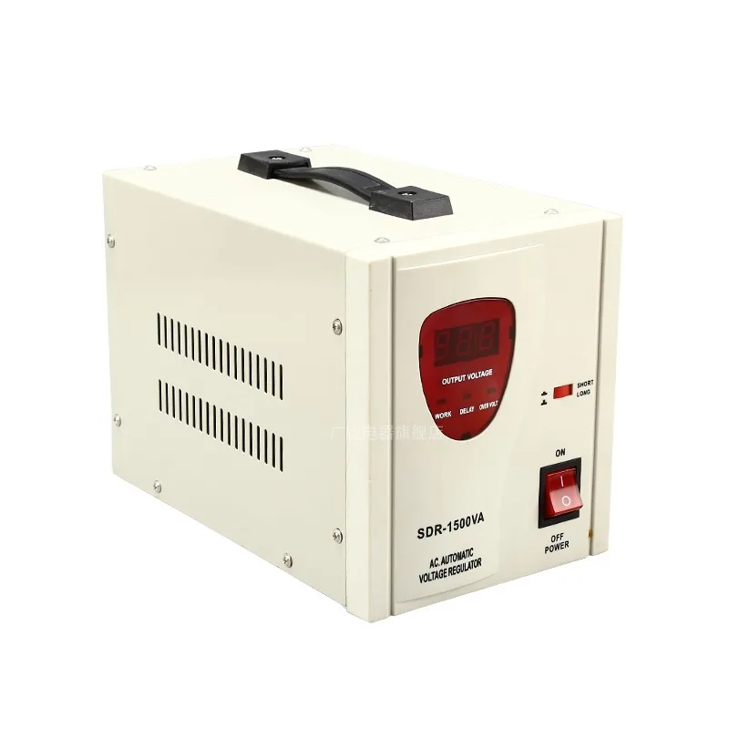 Electronic contactless voltage regulator SDR-1000VA 2KVA 3KVA fully automatic AC voltage regulator 220V