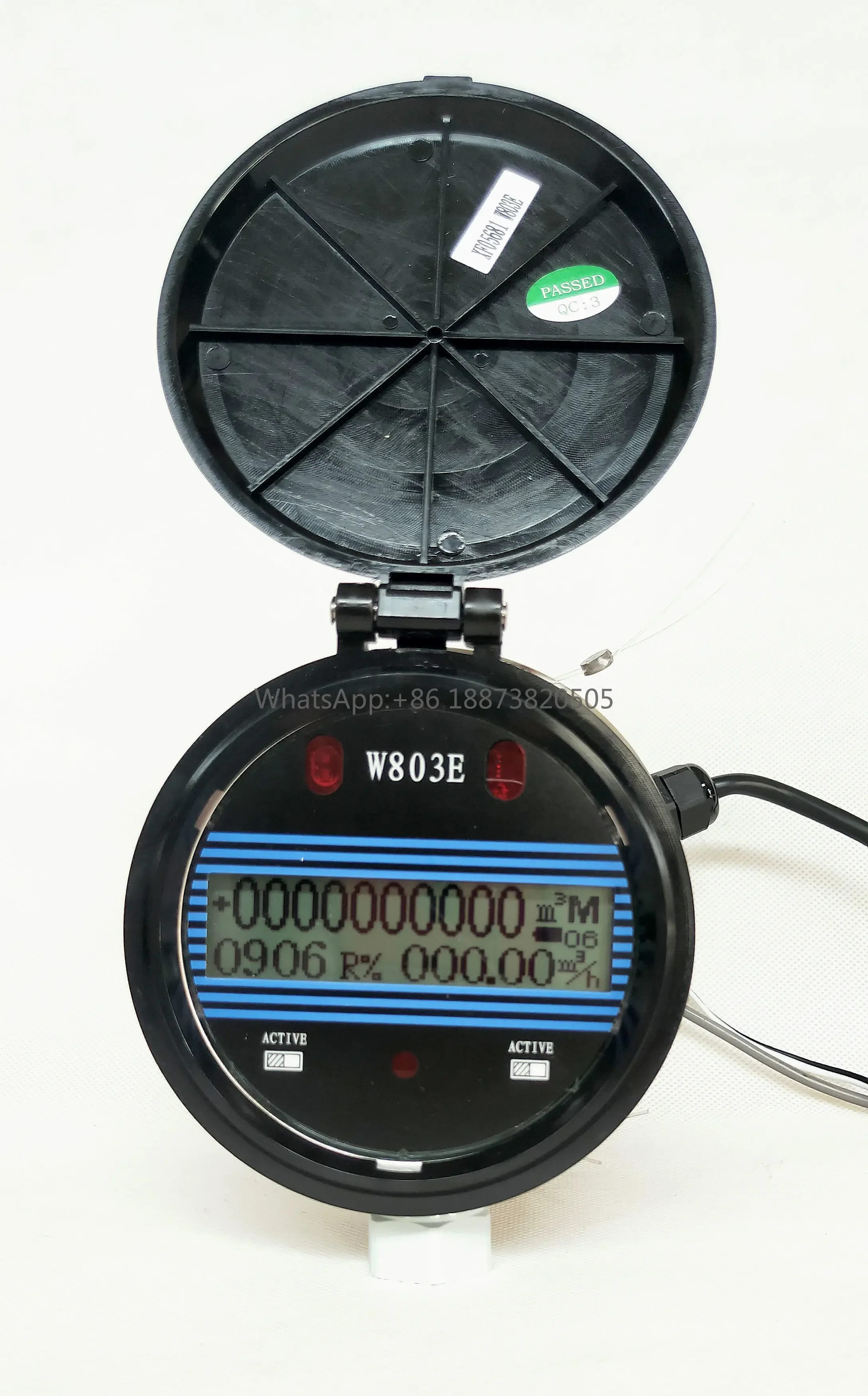 Ip68 Lcd Digital Display Water Liquid All Conductive Electromagnetic Battery Operated Gprs Magnetic Flow Meter