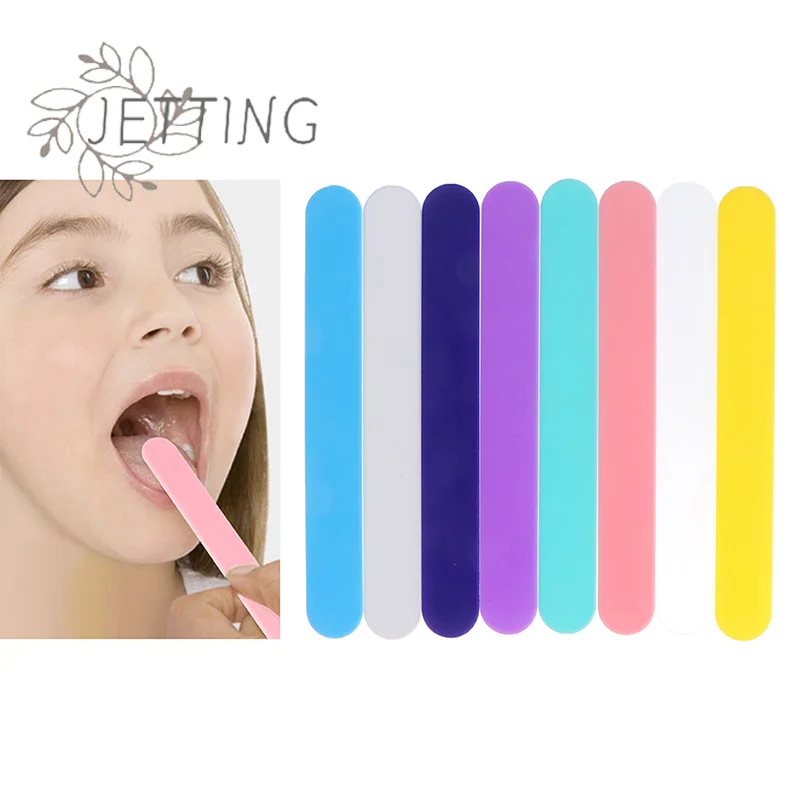 Hot 10Pcs Medical Disposable Waxing Plastic Tongue Stick Depressor Spatula Body Wax
