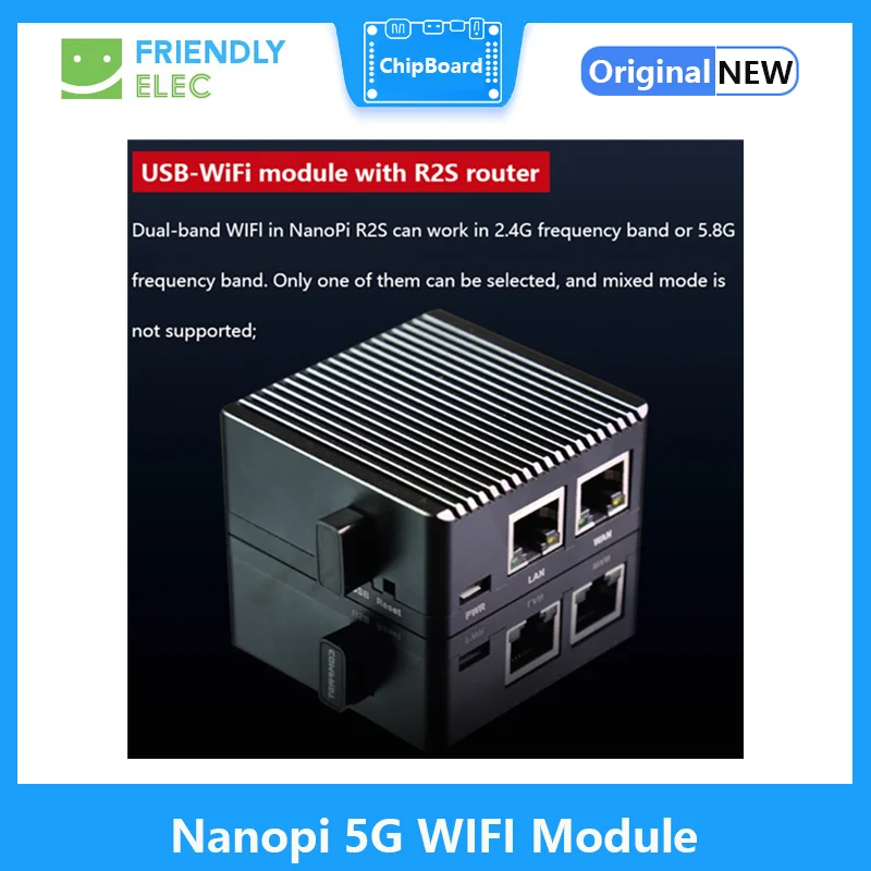 Nanopi R2S/R4S/OLED Thân Thiện OpenWRT AP STA Dual Tần Số Module WIFI 5G AC1200 Tương Thích Với Windows và MAC