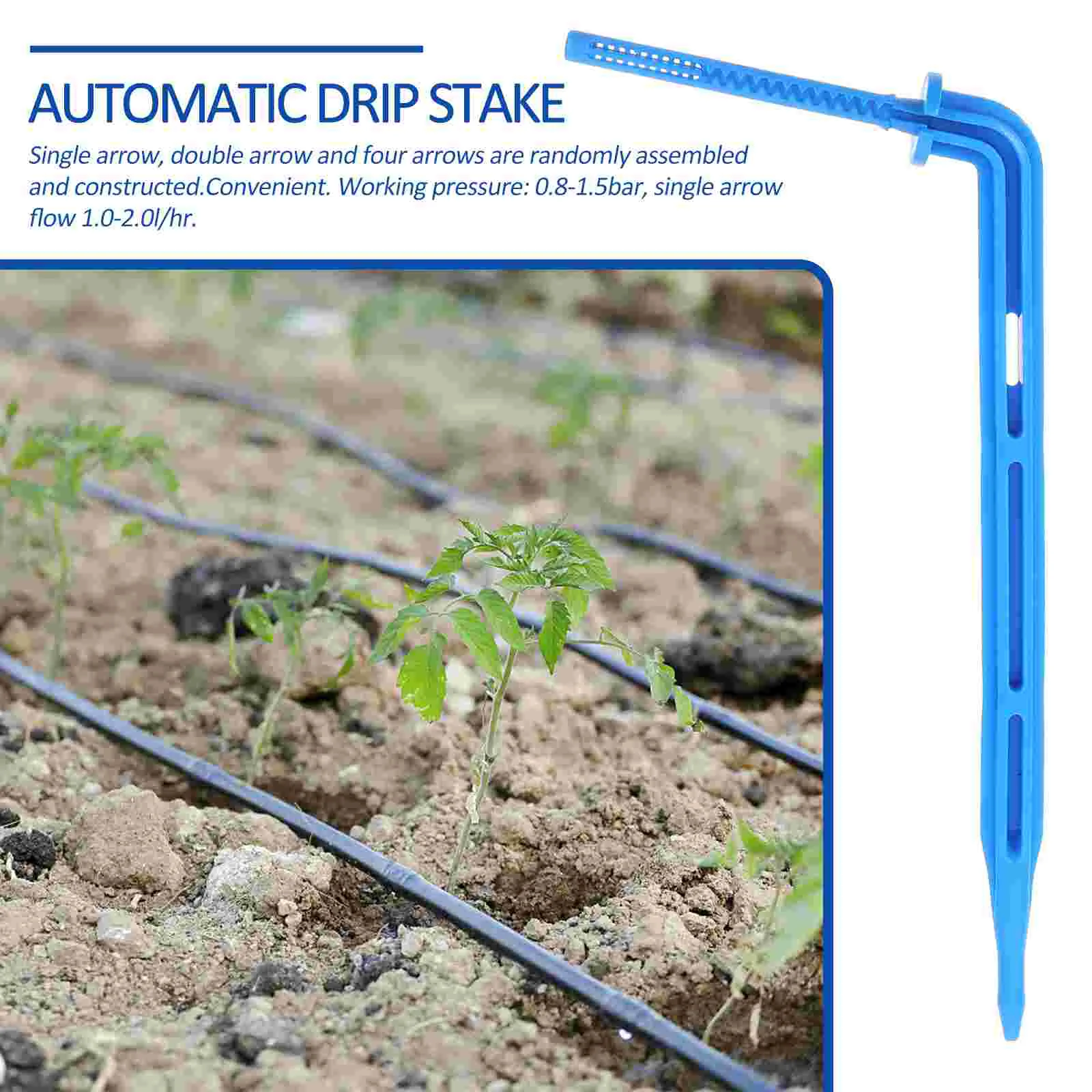 100PCS Indoor Plants Automatic Drip Irrigation Watering System Flower Pot Watering Tool Drip Stake automatic drip stake