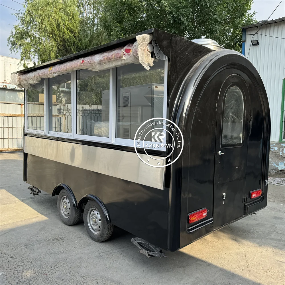 

Concession Catering Trailer Food Truck Cart Street Mobile Snack Ice Cream Cart Coffee Street Fast Food Trailer Fully Equipped
