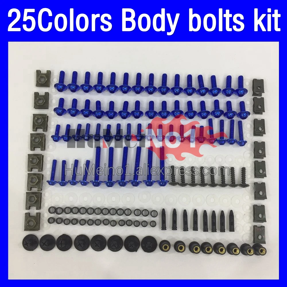 268ps Fairing bolts full screw kit For SUZUKI GSXR1000 K9 GSXR 1000 1000CC 09 10 11 12 2013 2014 2015 2016 Body bolt screws Nuts