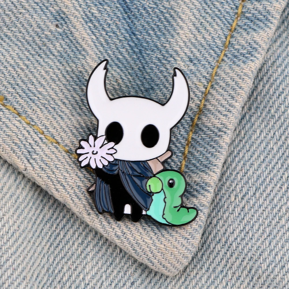 Hollow Knight Enamel Brooch Cool Character Pins Backpacks Clothing Hats Lapel Badges Fashion Jewelry Accessories Souvenir Gifts image 4