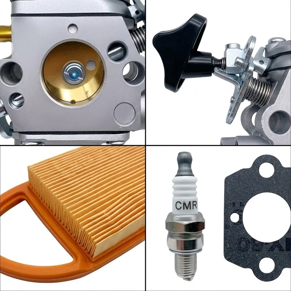 BR600 Carburetor Kit for BR500 BR550 BR700 Backpack Blower Replacement with Air Filter Canister Vent Kit 4282-141-0300