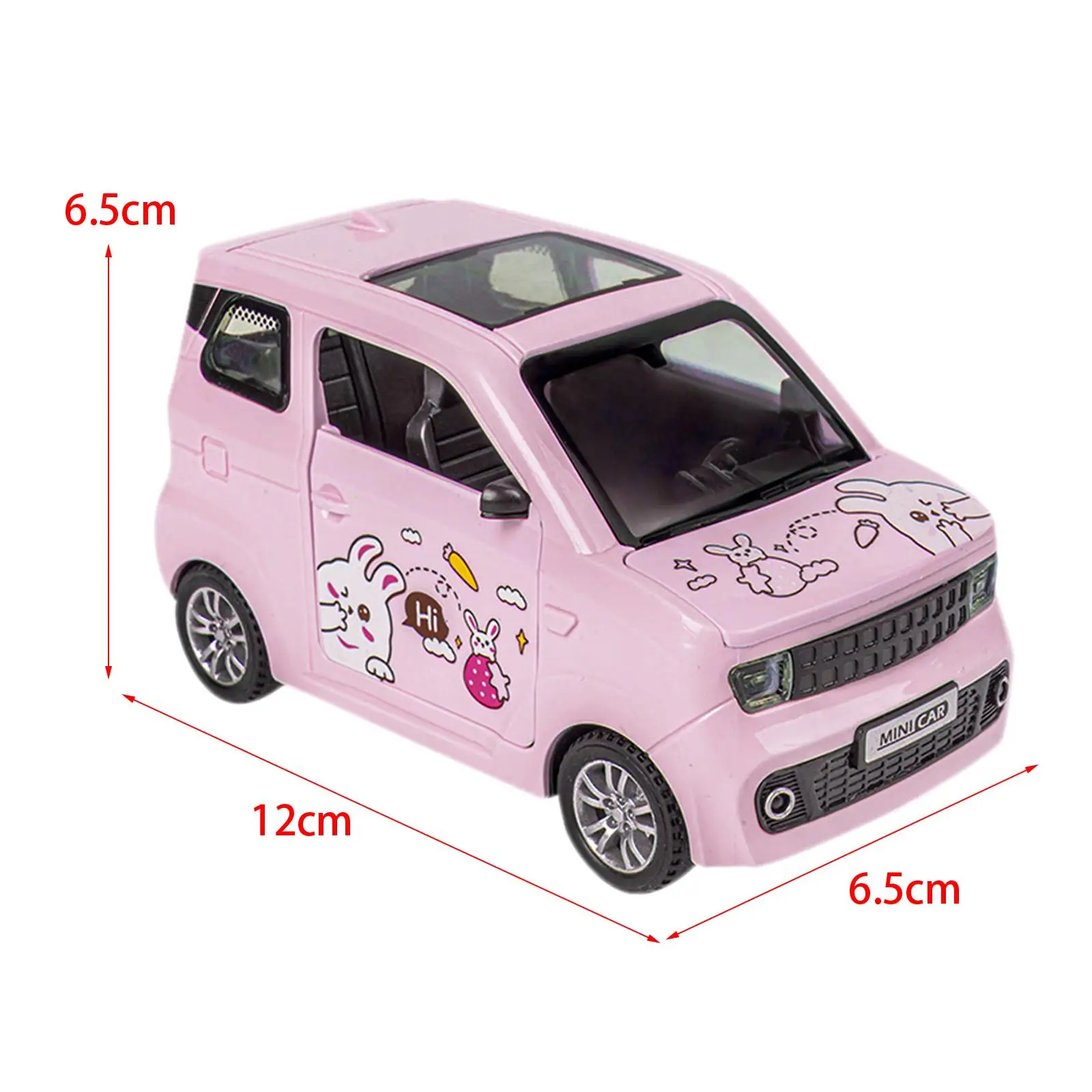 

Mini Toys Cars Openable Door Portable Mini push and go Vehicle for Birthday Decoration
