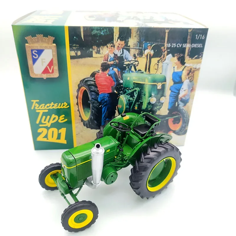 1:16 18-25 CV Diecast Model Car SOCIETE FRANCAISE VIERZON - TYPE 201 TRACTOR - SEMI-DIESEL  Collection Favorite model ornaments