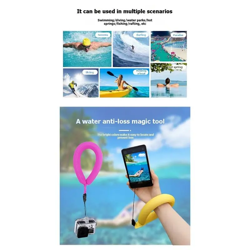 Camera Buoyancy Wrist Strap Floating Strap Camera Cell Phone Float Underwater Wrist Strap For Camera Key From Sinking