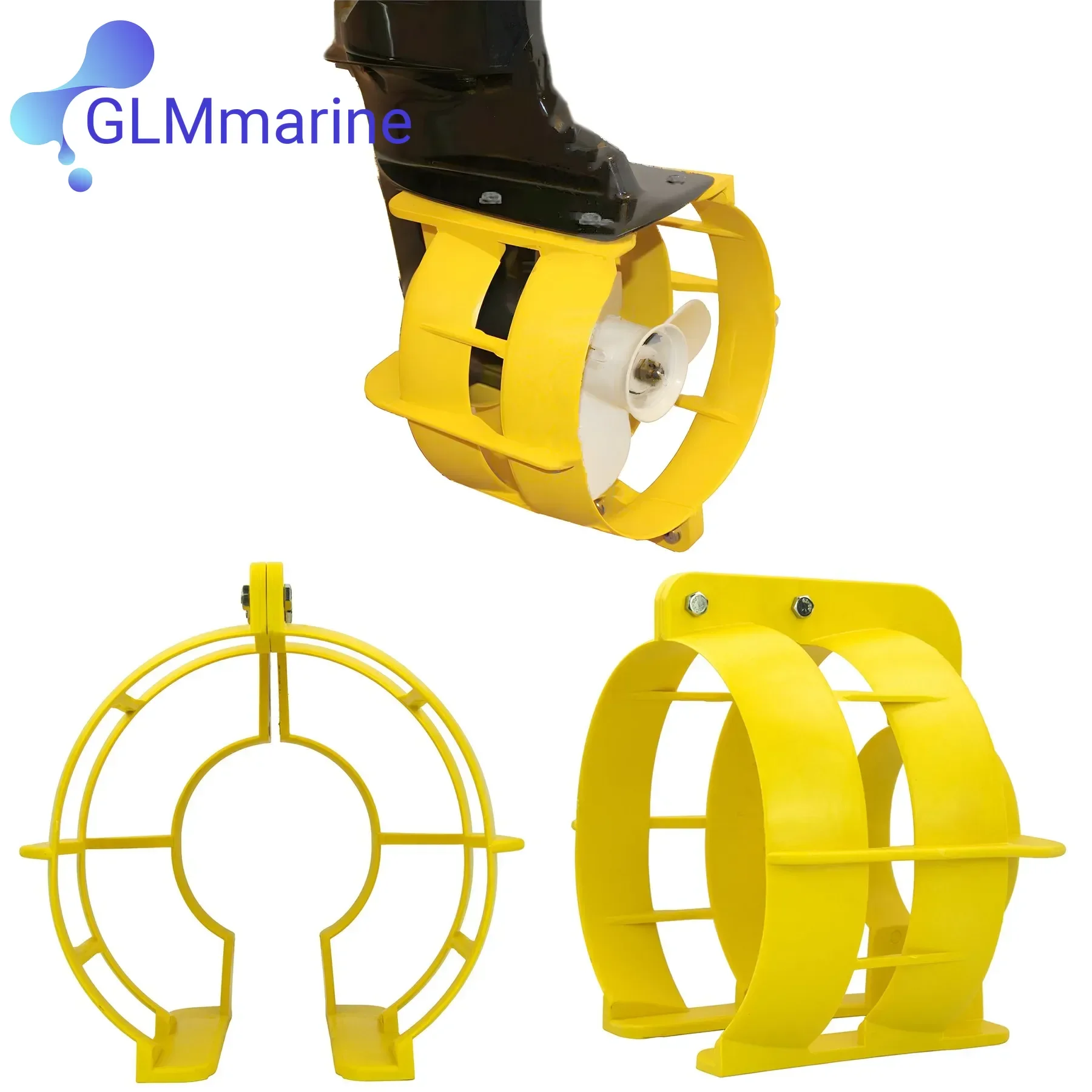 For Mercury Yamaha Johnson ... 9.9HP To 20HP Outboard Engine Yellow 9 inch Propeller Safety Guard