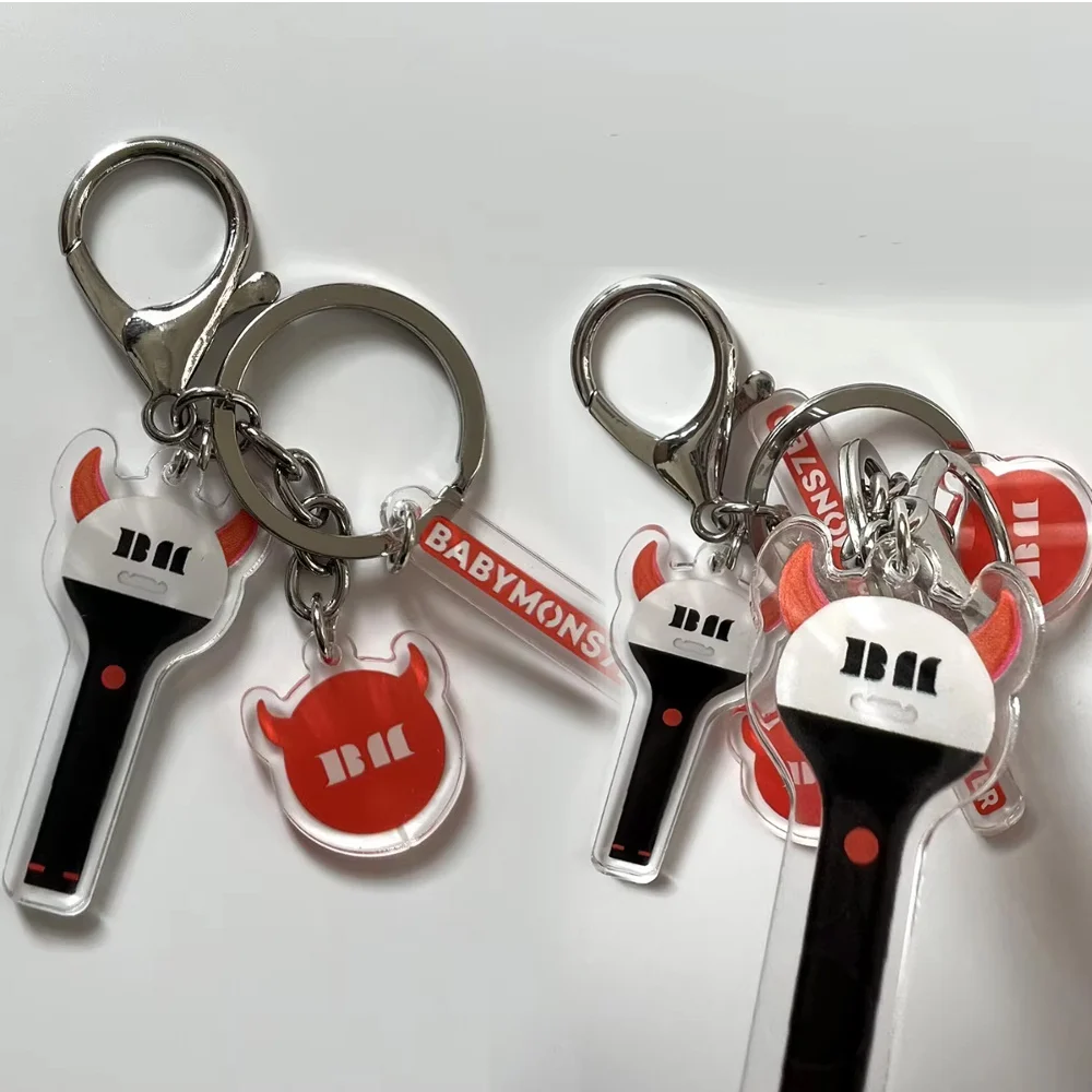 Popular Girl Group Album DRIP Cartoon Lightstick Pendant Keychain Keyring RAMI AHYEON RORA ASA RUKA CHIQUITA Accessories Gift