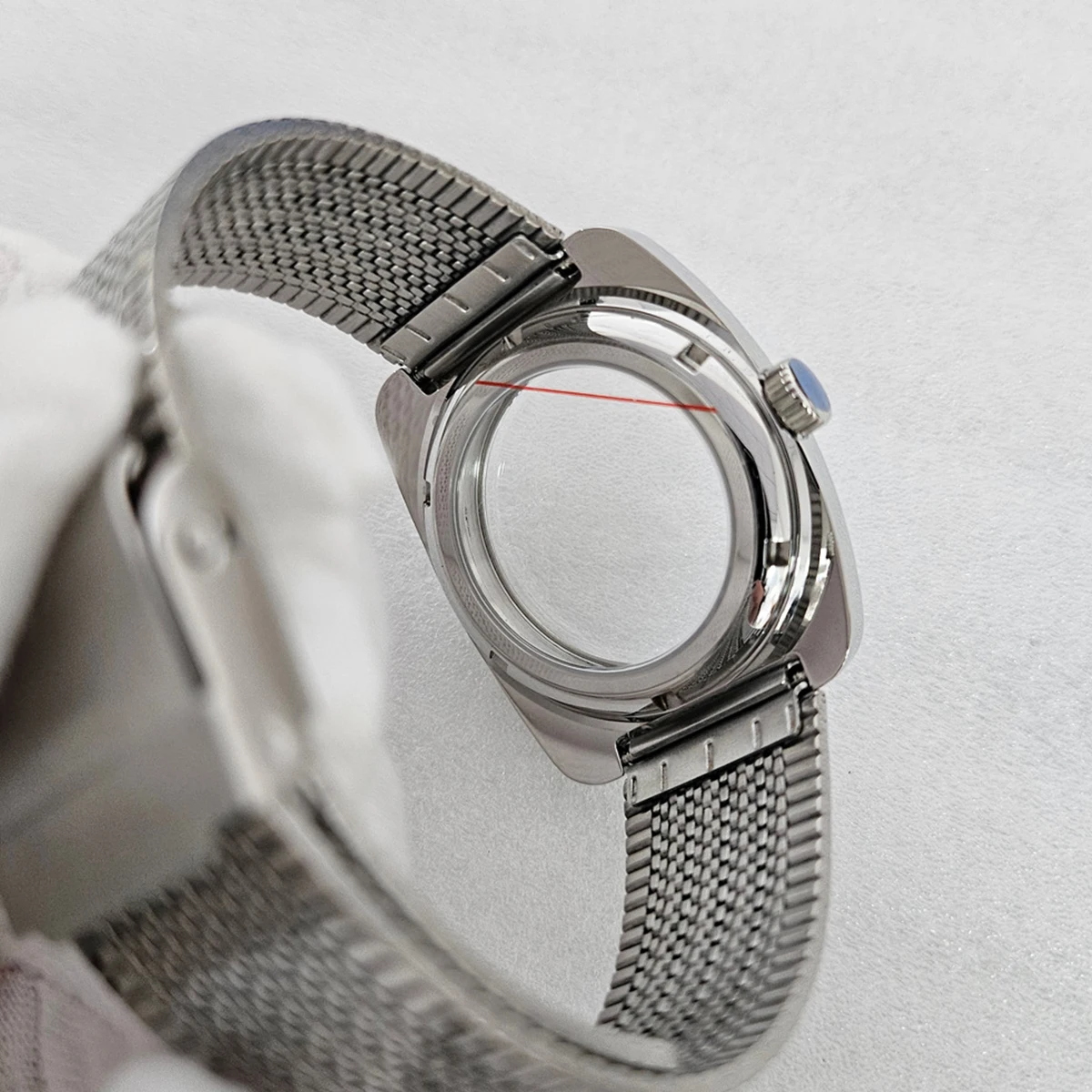 Новый ремешок для часов NH35, аксессуары, корпус 36,5 мм * 41 мм, купольное акриловое стекло для Seiko NH35 NH36, комплект часов с механизмом, корпус